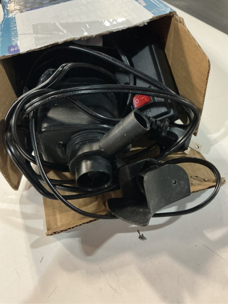 Condition photo showing As Is for coospider-repta 200gph aquarium filter, u-v for aquarium for 20-75 gal tank, submersible pump filter for green water and algae clean, ultra-silent green killing machine with fish tank deodorization aquarium filter for 20-75 gallon black