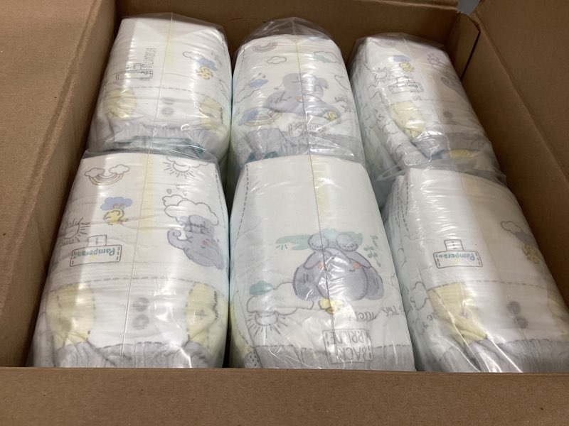 Condition photo showing Good Condition for pampers swaddlers diapers size 1  198 count (select for more options)