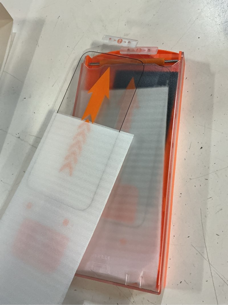 Condition photo showing New/Like New for mrglas top 9h+ 2+2 packs for iphone 17 pro max screen protector with camera lens protector [zero bubble][10x military protection] 17 promax tempered glass full edge coverage, hd clear, case-friendly