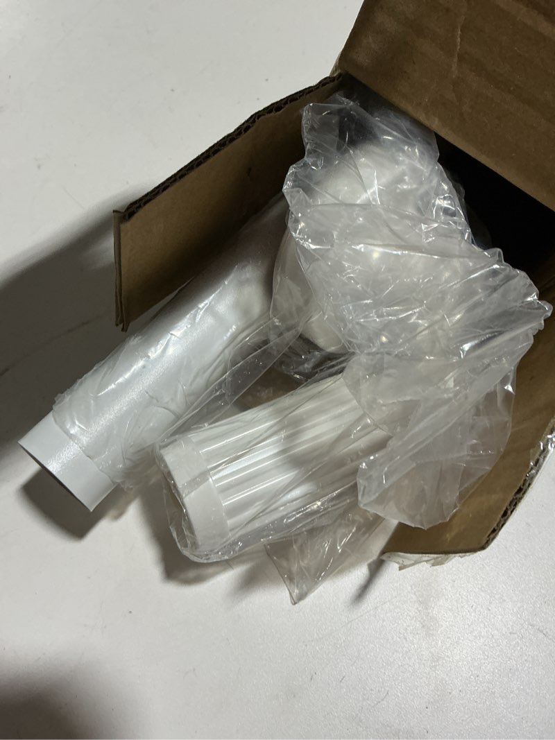 Condition photo showing As Is for White Tension Curtain Rods 41-146 In Extra Long Outdoor Patio Curtain Rods No Drilling Adjustable Heavy Duty Tension Rods for Windows Bathroom Living Room Curtains, Rod Diameter 1.26In