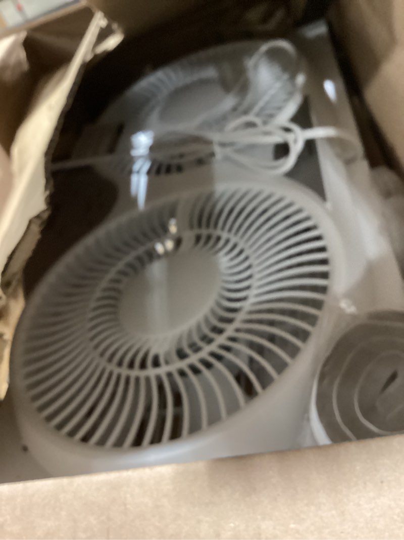 Condition photo showing Good Condition for shinic 9" twin window fan with reversible airflow, removable cover and bug screen, remote control, 3 functions-3 speeds, width adjustable (23.5" to 37"), bathroom kitchen window fan etl certified window fan with cover and bug screen white