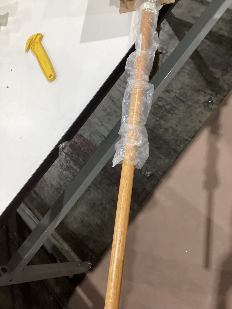 Condition photo showing Good Condition for evergreen flag 56" solid wood flag pole with holder and anti-wrap tube for 3'x5' estate flag with pole sleeve, outdoor weatherproof use for residential or commercial with anti-wrap tube