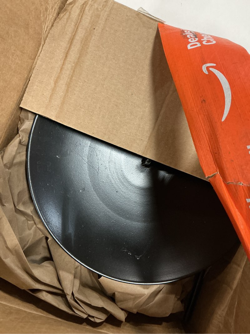 Condition photo showing Good Condition for 1 Pack Cylinder Bird Feeder Outdoor S-6-2 Seed Cake Feeder Metal Suet Cake Holder Backyard Wild Birdfeeding Bird Feeders for Outdoors Garden