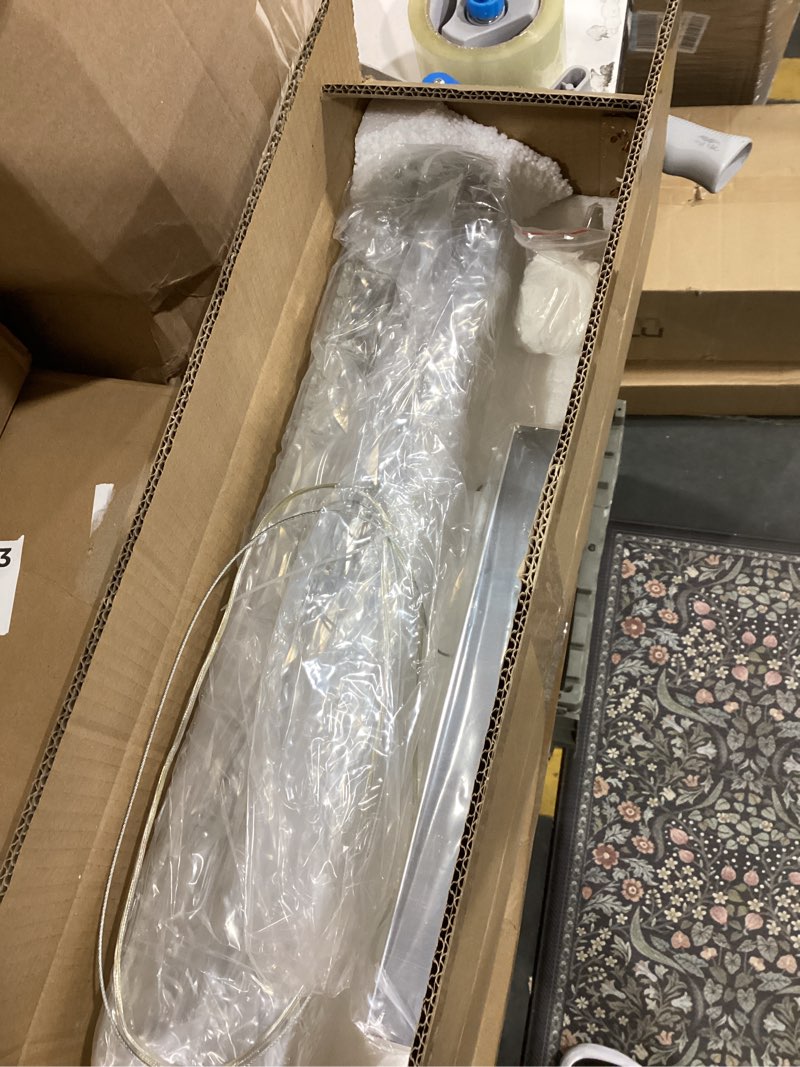 Condition photo showing Good Condition for Dimmable Crystal Chandelier Modern LED Pendant Light Fixture Dining Room Light with Remote Control,Height Adjustable Hanging Light for Kitchen Island Living Room Bedroom