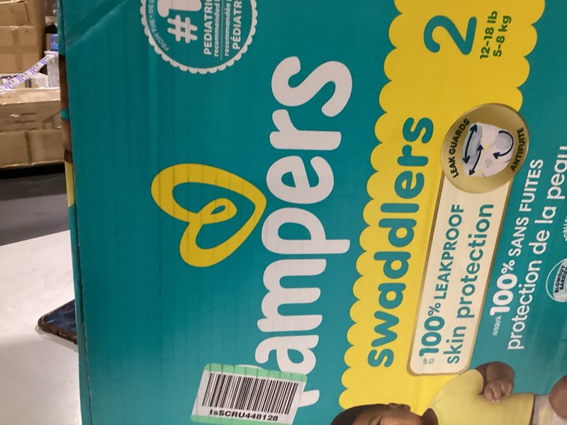 Condition photo showing New/Like New for pampers baby diapers - swaddlers - size 2, 148 count, ultra absorbent disposable infant diaper
