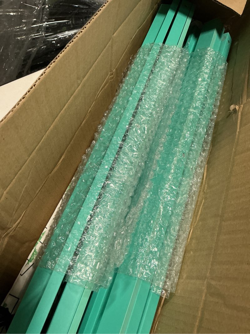 Condition photo showing Good Condition for mahjong racks with pushers, light green wooden american mahjong tile pushers and racks set of 4, with white printed mahjong racks drawstring bag, mahjong accessories (19.68 inches)