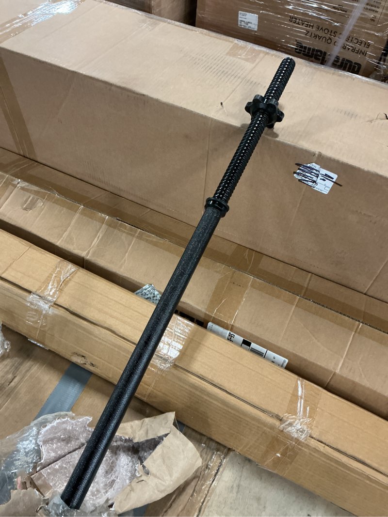 Condition photo showing Good Condition for CAP Barbell 72-Inch Solid Threaded Standard Barbell, Black.