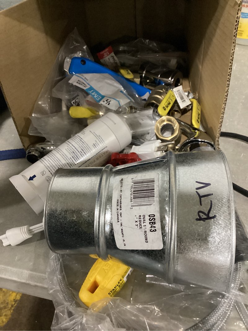 Condition photo showing As Is for home imporvment misc. tools and accessories..
