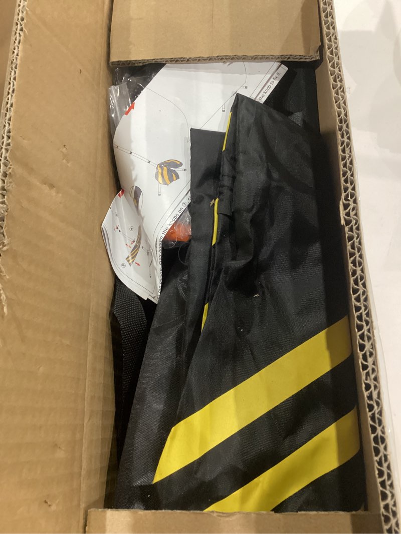 Condition photo showing As Is for T-Shape Backdrop Stand 8x5.3FT, Height and Width Adjustable Background Stand for Parties,Green Screen Holder with 6 Spring Clamps