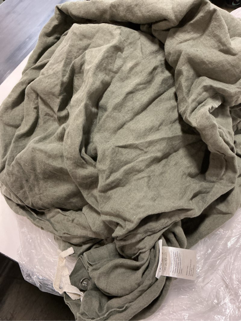 Condition photo showing Good Condition for european linen duvet cover, full/queen 