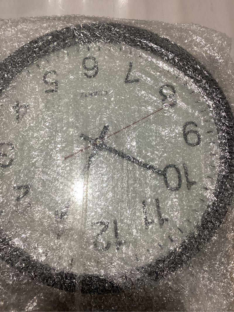 Condition photo showing New/Like New for Bernhard Products Black Wall Clock, Silent Non Ticking - 16 Inch Extra Large Quality Quartz Battery Operated Round Easy to Read Home/Office/Business/Kitchen/Classroom/School Clocks