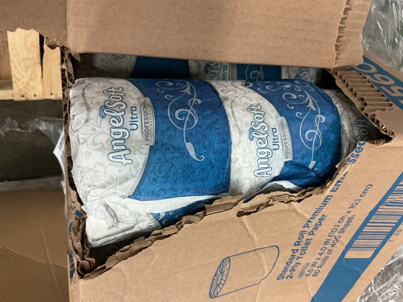 Condition photo showing New/Like New for angel soft ultra professional series® 2-ply embossed toilet paper, by gp pro, 16560, 400 sheets per roll, 60 rolls per case