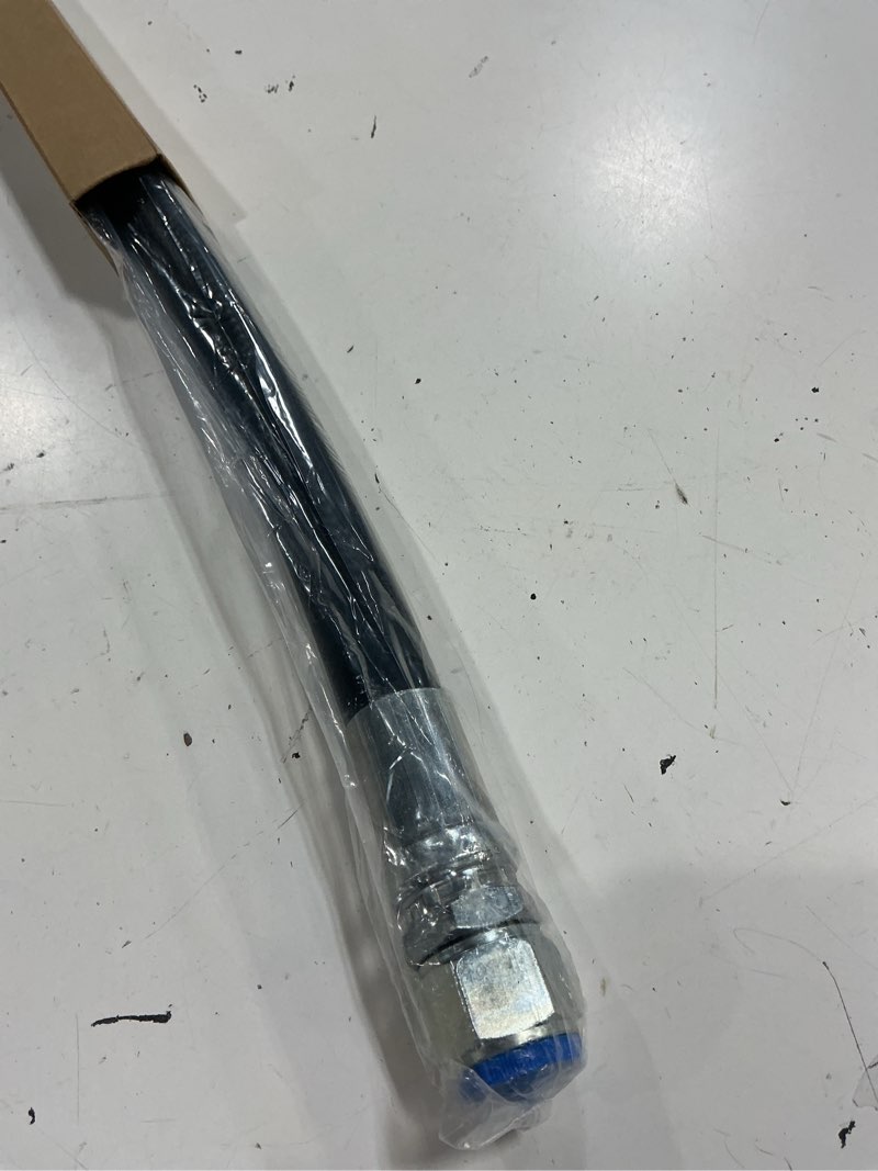 Condition photo showing New/Like New for haichy 26711-12-12-18 hydraulic hose swivel assembly 3/4" hydraulic hose with female jic x female jic, 18" long, 3118 psi 26711-12-12-18-g