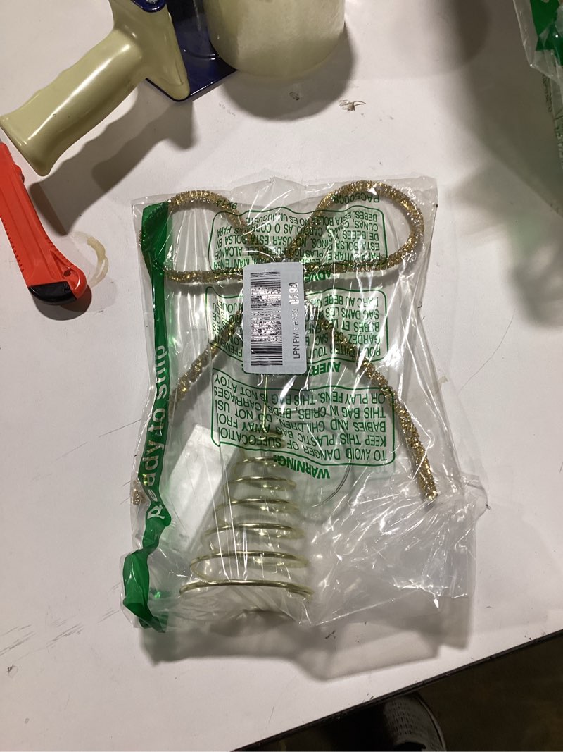 Condition photo showing Good Condition for Christmas Tree Topper, 11” Bow Tree Topper with 20 LED Lighted for Christmas Tree Decoration Indoor Xmas Decorations, Holiday Party Indoor Decor (Gold)