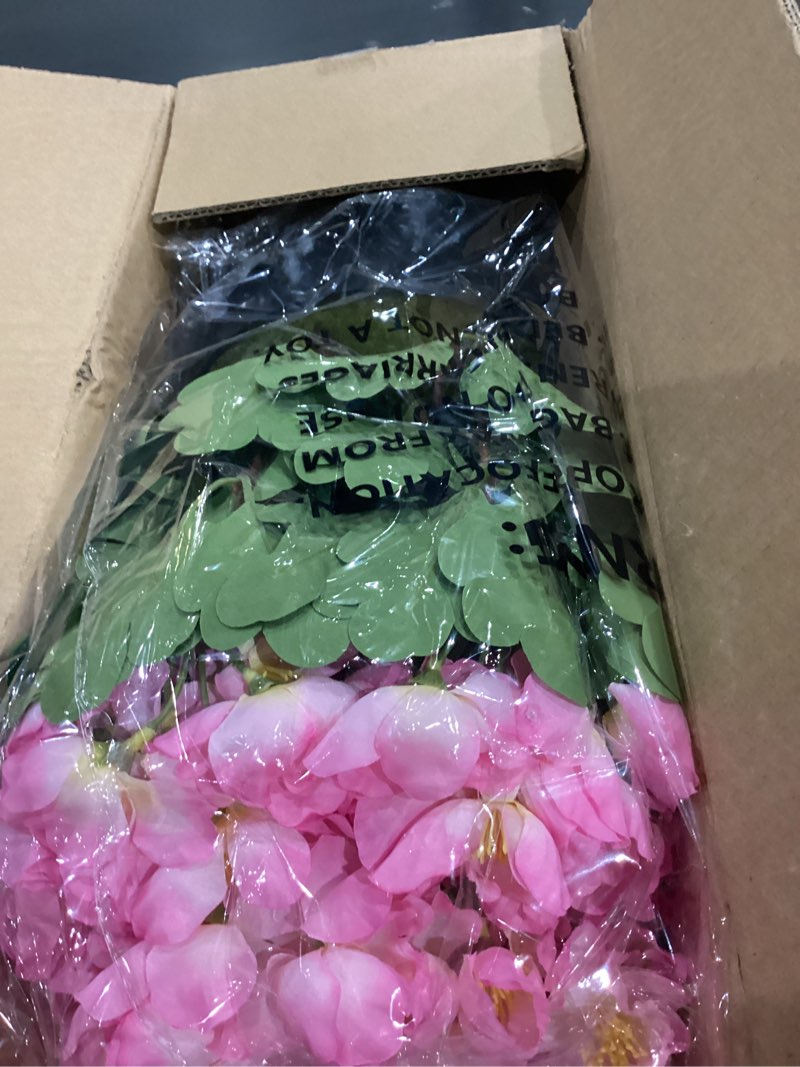 Condition photo showing Good Condition for juxdp 2 sets of artificial camellia topiary ball trees - fake flower potted plants, uv resistant faux camellia potted bushes for front door, farmhouse, porch, garden, outdoor decoration (pink)