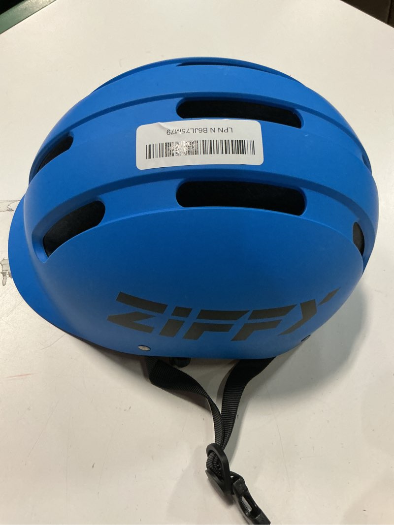 Condition photo showing Good Condition for ZIFFY Kids/Toddler Bike Helmet, Adjustable, Lightweight, Safety Certified Scooter Helmet for Boys & Girls with Washable Inner Lining, 2 Sizes, 4 Colors – Fits Toddlers to Youth by Jova Blue Small