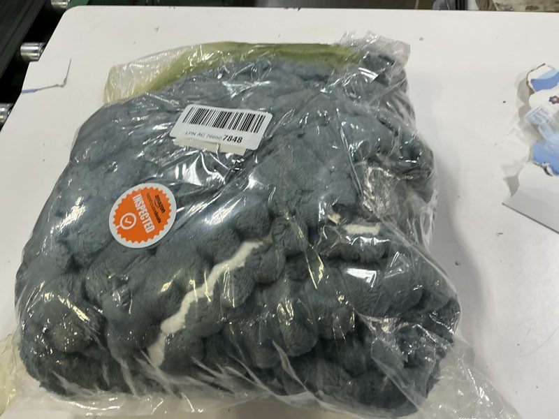 Condition photo showing Good Condition for couch cover for dogs washable,non slip fuzzy durable couch covers for 3 cushion sofa pet friendly sofa cover dog thick soft slipcovers protector couches mat bed (grey, 27.6" x 70.9"/70 x 180cm) grey 27.6" x 70.9"