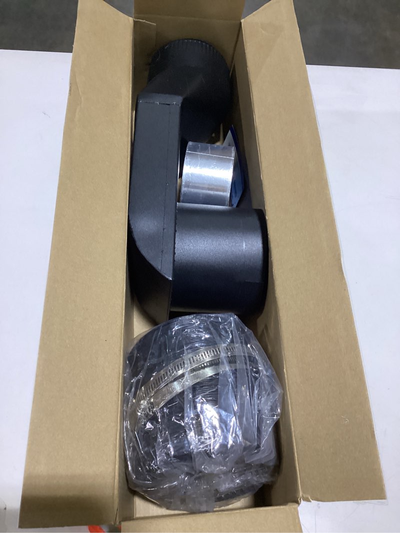 Condition photo showing Good Condition for Stainless Steel Periscope Dryer Vent, 90° Elbow Kit, 4-Inch Telescoping Duct for Tight Spaces