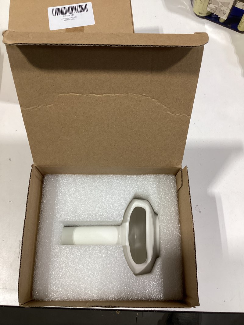 Condition photo showing Good Condition for Cute Ceramic Palo Santo Holder – Handcrafted Modern Incense Cone Burning Stand – Adorable Smudge Bowl for Yoga Aromatherapy & Meditation for Home Decor – Unique Chimney Design Round Bottomed Palo - White