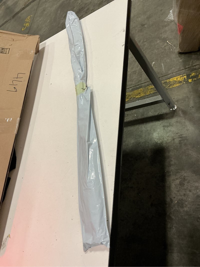 Condition photo showing Good Condition for uxcell tension curtain rod, adjustable 39 to 75 inches, 0.51" dia white spring tension rod no drilling expandable tension rod for doorway, kitchen 39-75 inch