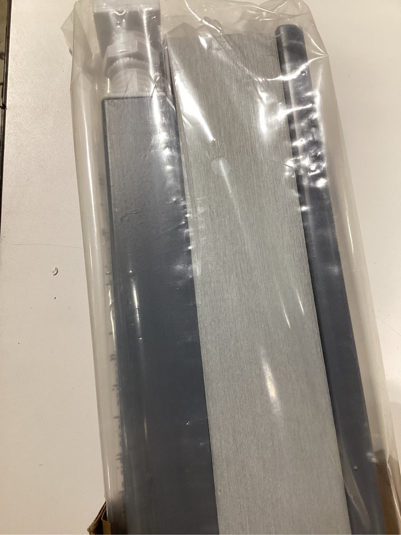 Condition photo showing Good Condition for LazBlinds Cordless Cellular Shades, No Tools No Drill Blackout Honeycomb Shades Pleated Blinds for Windows, 29" W x 64" H, Dark Grey Blackout-dark Grey 29'' W x 64'' H