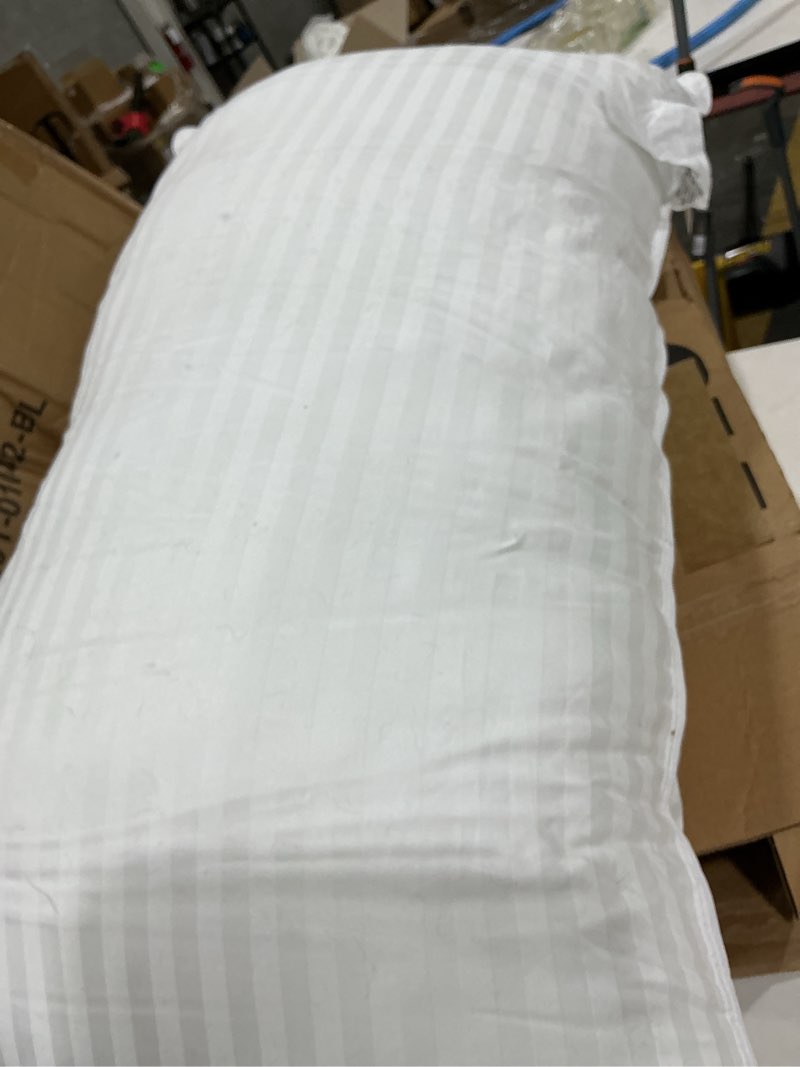 Condition photo showing Good Condition for beckham hotel collection bed pillows king size set of 2 | down alternative pillow for back, stomach or side sleepers king white