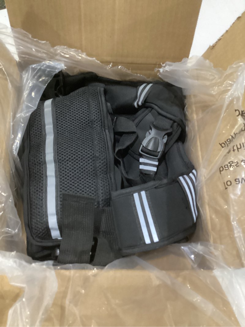 Condition photo showing Good Condition for zelus weighted vest for women men, 4-10lb/11-20lb/20-32lb curve-fit ergonomic design adjustable workout vest with 6 iron sand bags, sgs-certified rucking vest for strength training & cardio workouts