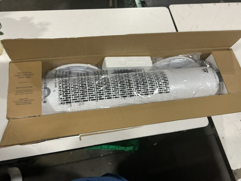 Condition photo showing Good Condition for levoit tower fan for bedroom, 90° oscillating standing fan with 28db quiet for sleep, 25ft/s velocity, 12h timer, 5 speeds 4 modes, remoter, bladeless room fan for home, office, indoor, 36 inch, white white 36 inches