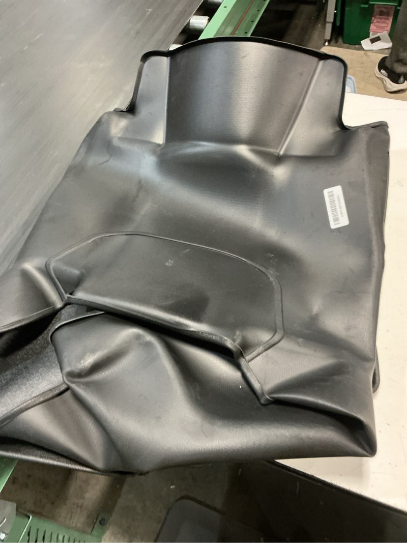 Condition photo showing As Is for floor mats custom for ford transit 2022-2025 2026 (all models w/vinyl floors) all weather tpe rubber protection 1st row anti-slip automotive floor liners for ford transit 150 250 accessories- 1 pcs for ford transit w/vinyl floors 2022-2025