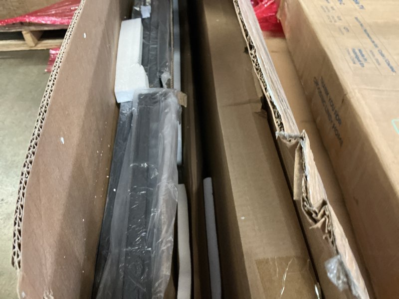 Full Size Loft Bed w/ Stairs Metal Full Loft Bed with Storage Shelves Bed Frame