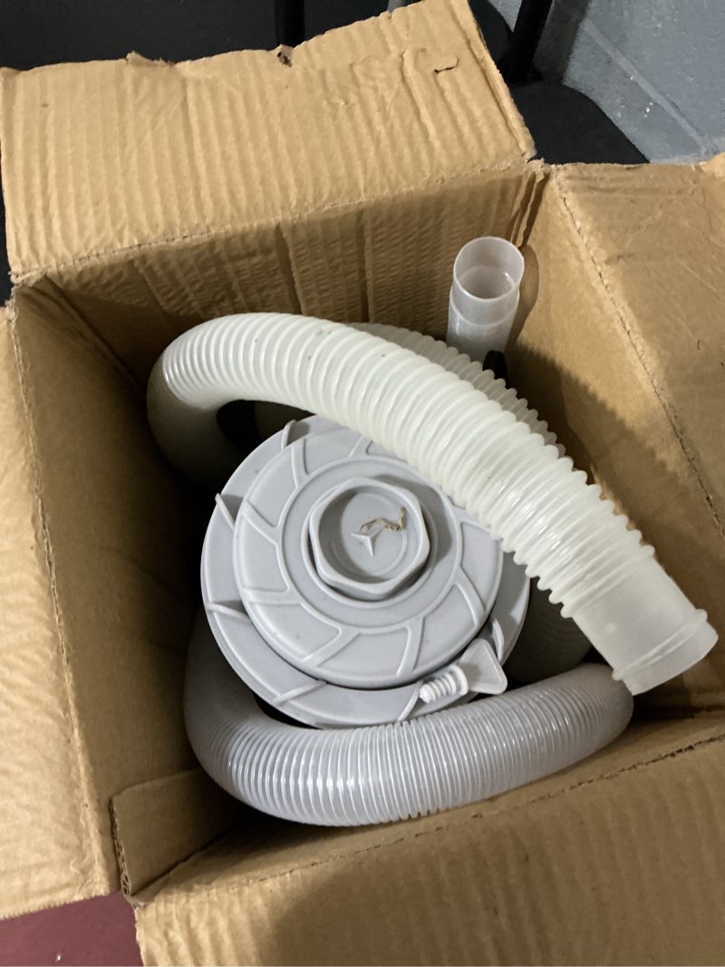 Condition photo showing As Is for 1000 ghp above ground pool filter pump, 1000 gal pool pump for above ground pools, high flow above ground pool pump system for clean and clear water - gray 1000 ghp
