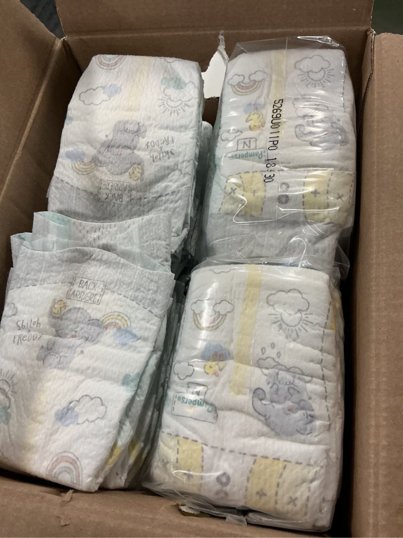 Condition photo showing Good Condition for Pampers Swaddlers Sensitive Disposable Diapers - Size 0 - 140ct
