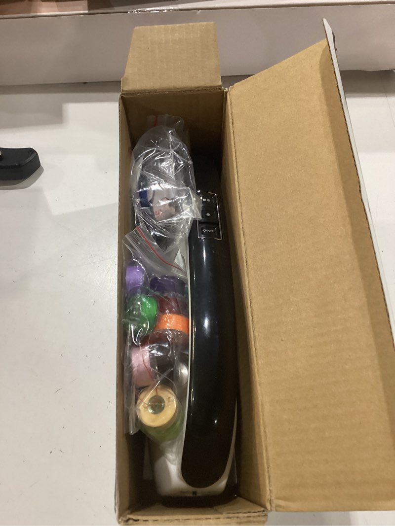 Condition photo showing Good Condition for Portable Mini Sewing Machine for Beginners? Portable Handheld Sewing Machine with Dual Speed & Power Modes - Quick Stitch for Home Travel DIY Repairs? Easy to use