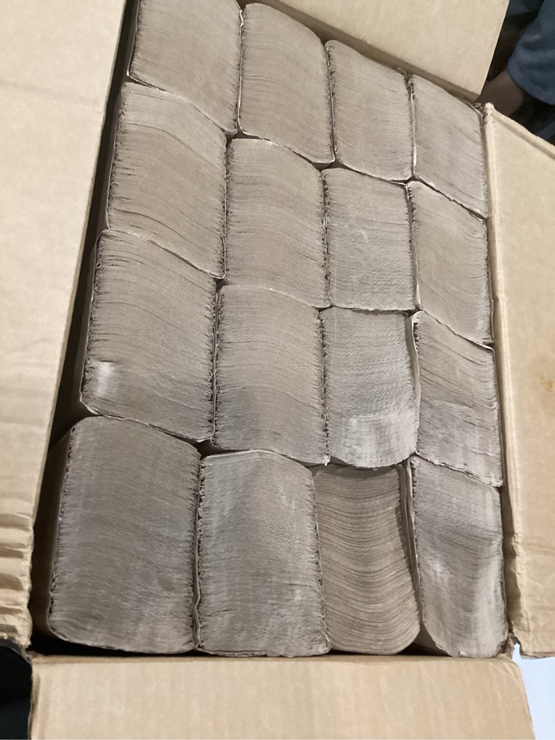 Condition photo showing Good Condition for tork multifold hand towel, natural, 100% recycled, fsc certified, compatible with h2 dispensers, 16 packs x 250 sheets (mk520a) tork h2 - multifold hand towels