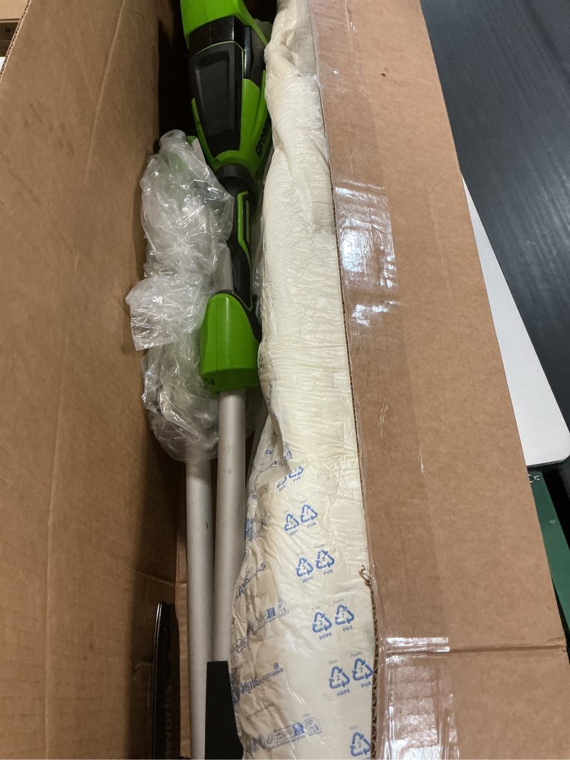 Condition photo showing Good Condition for greenworks 40v 8-inch cordless polesaw, 2.0ah battery and charger included ps40b210 polesaw (2.0ah)