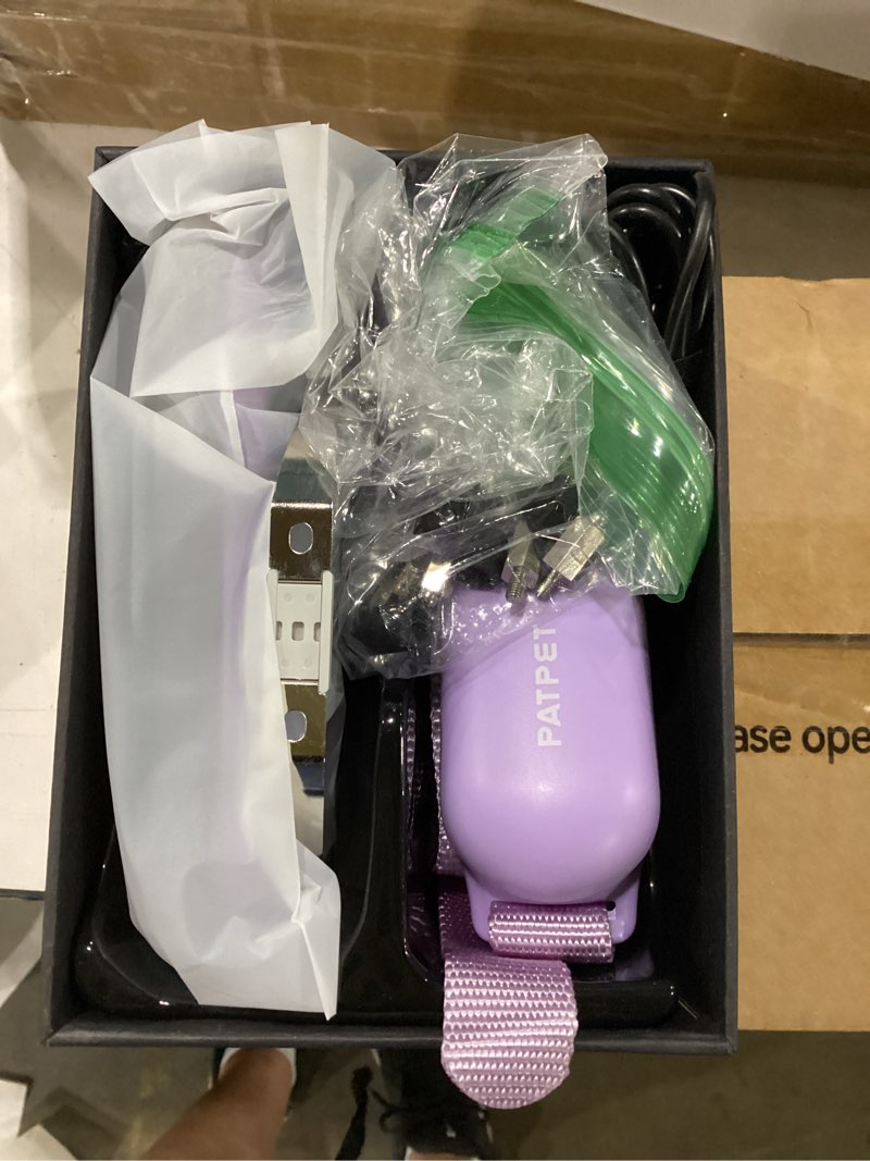 Condition photo showing Good Condition for patpet shock collar for dogs - 4000ft dog training collar with remote, ipx7 waterproof 4 modes(beep/vibration/shock/safe) dog shock collar, rechargeable for small large dogs (8-120lbs) (purple)