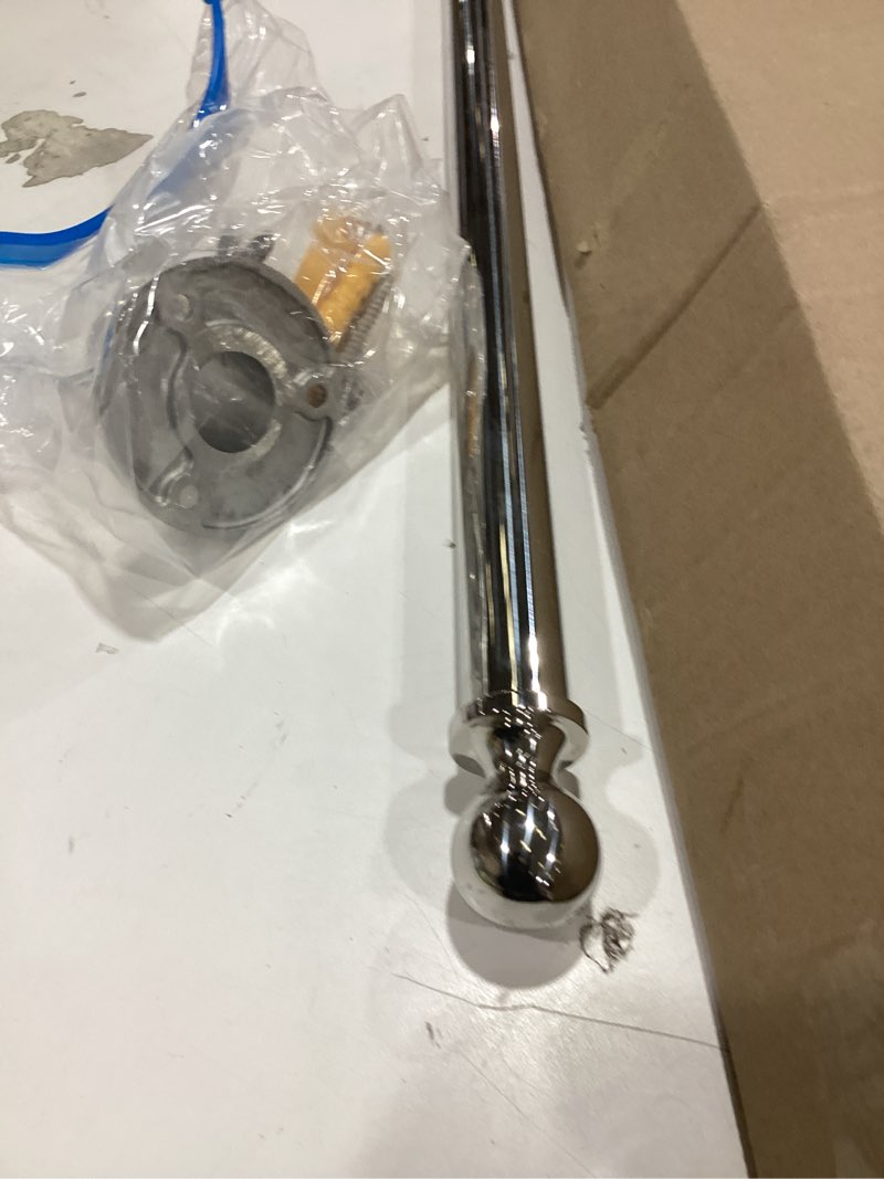 Condition photo showing As Is for zomchain marine flag pole with base, flag pole holder, 316 stainless steel flag pole set for boat, yacht and yard - 36 inch 36in