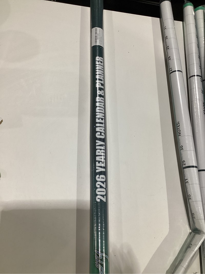 32\" x 48\" Apricity 2026 Wall Calendar Dry Erase - Dark Green Wall Calendar Wet & Dry Erasable Lamina BENT