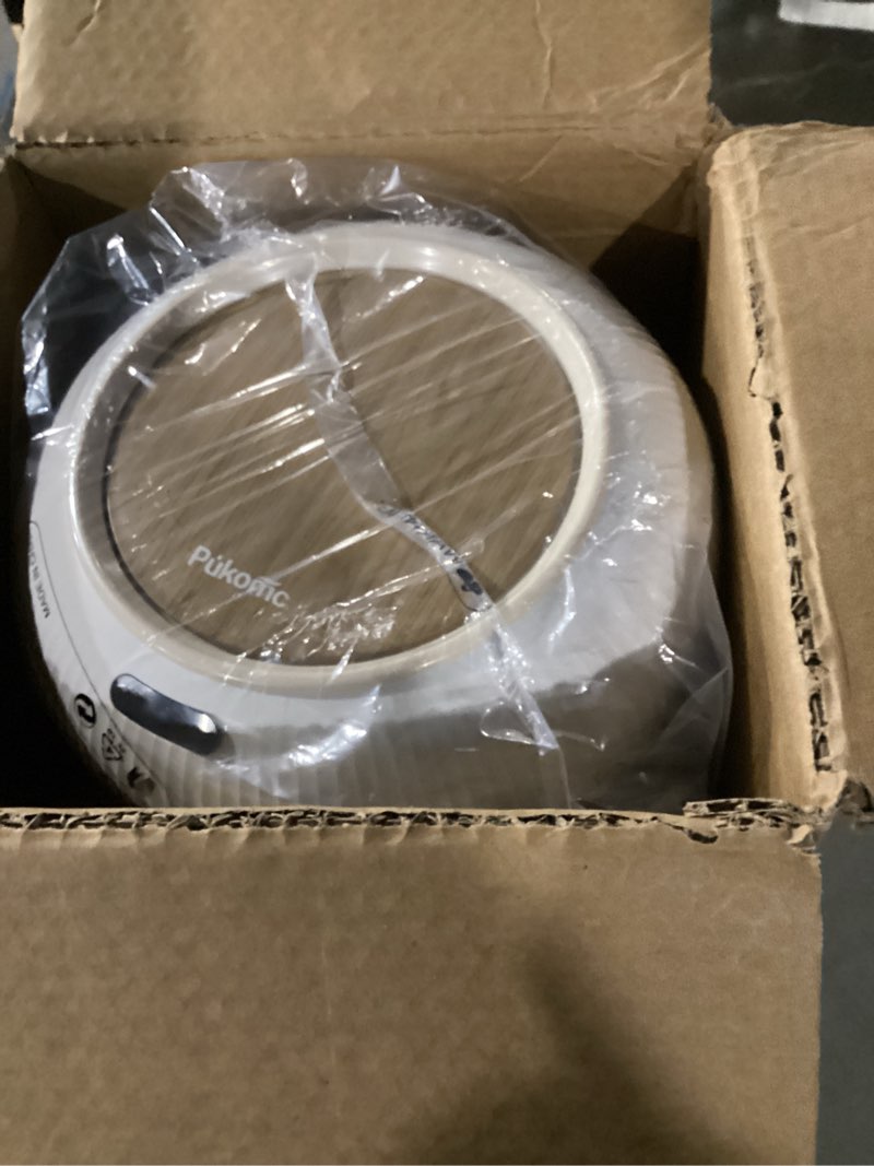 Condition photo showing New/Like New for Pukomc Smart Sensor Wastebasket, Convenient and Hygienic Easy to Use, Technology Sensor Waterproof Wastebasket Plastic Trash can for Kitchen, Bathroom, Bedroom, Living Room, Office and Outdoor 1 Pack white