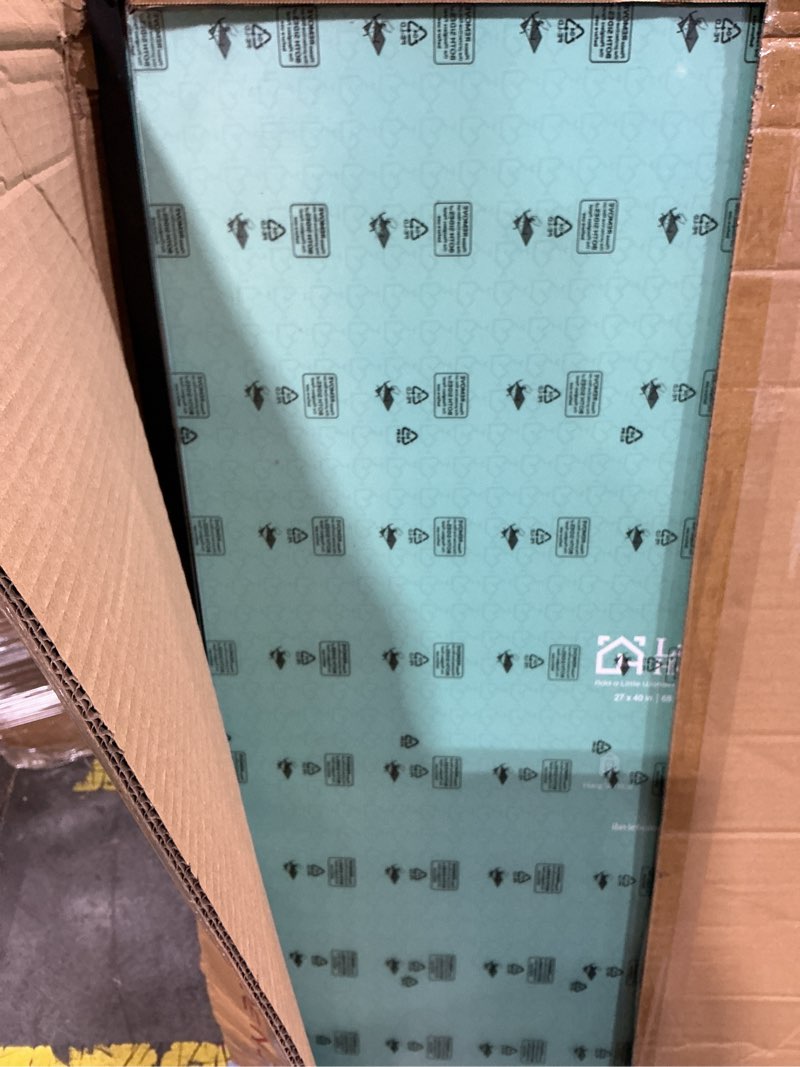 Condition photo showing Good Condition for hongkee 14x20 picture frame, black wood style - display posters 12 x 18 with mat or 14x20 without mat, wall mounting horizontal and vertical, 1 pack black 14x20 in