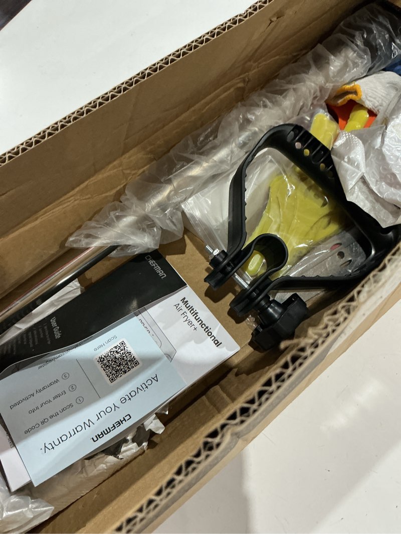 Condition photo showing As Is for 21v electric weed wacker, 4-in-1 cordless weed eater lightweight weed wacker with 4 types blade & fast charger & 2x2000mah batteries for garden lawn yard black