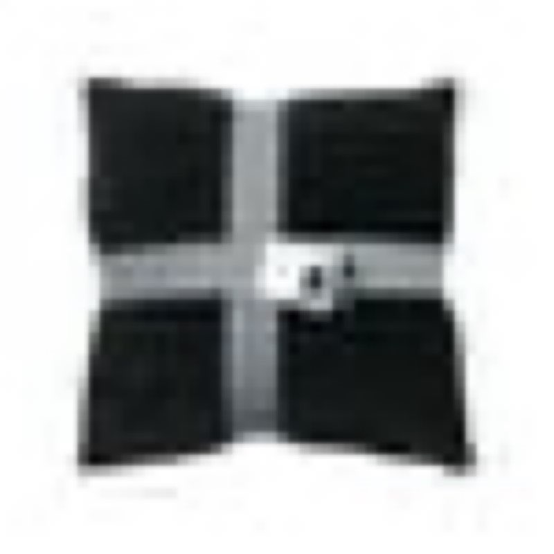 mainstays 18" x 18" solid chenille black polyester decorative pillow set (2 count)