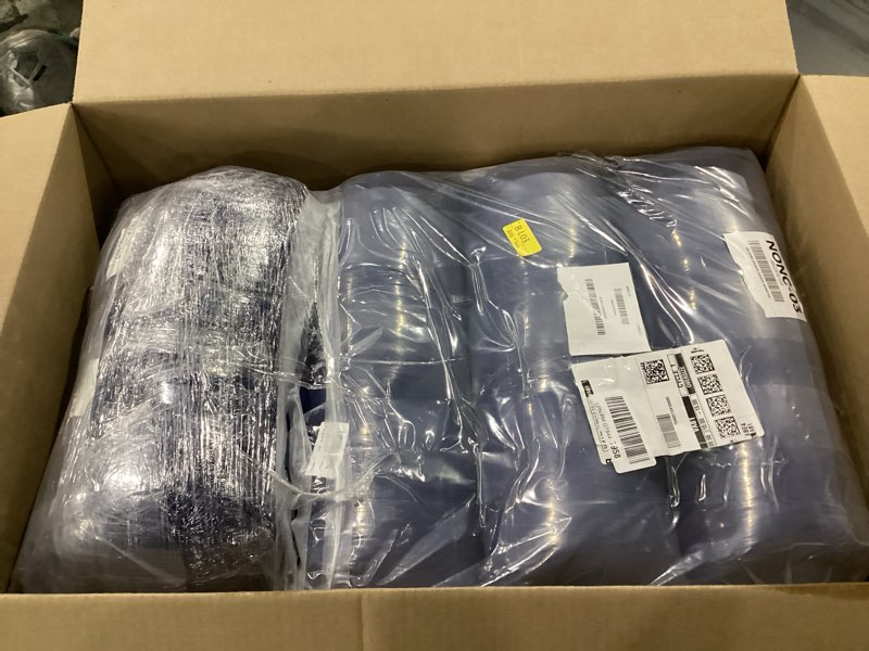 Condition photo showing Good Condition for geelin 4 pcs outdoor patio chair cushion thick high back adirondack chair cushion tufted weather & fade resistant anti-slip outside rocking chairs pads with ties, 44 x 19 x 4 inch (dark blue) dark blue 4