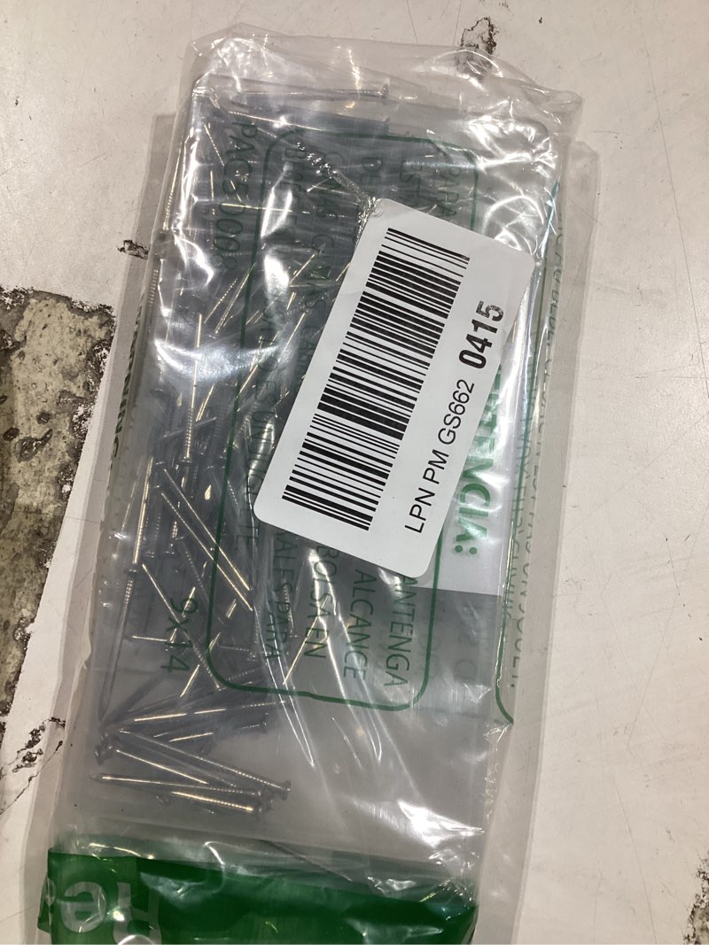 Condition photo showing As Is for wensilon (160 pcs)1-1/2 inch stainless steel 304 nails, hanging nails, wall nails, dowels, long nails 1-1/2 ss
