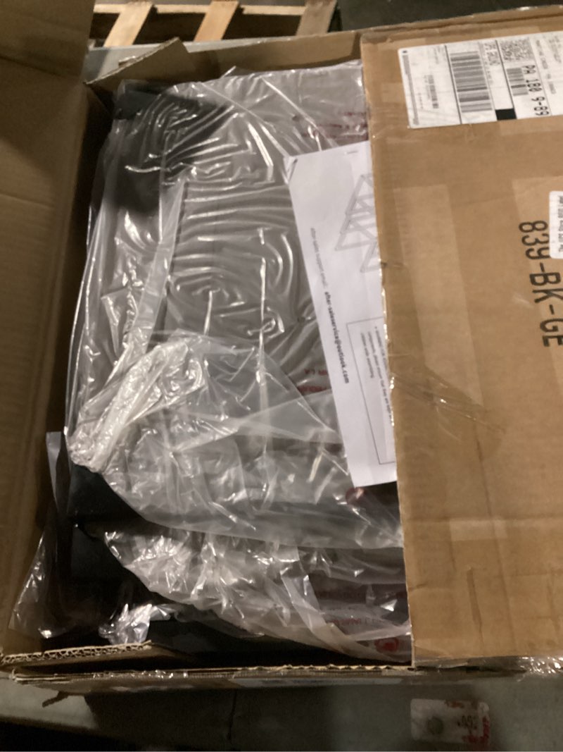 Condition photo showing New/Like New for Nesting Table Set of 3 Side Tables, Modern Coffee Table Stacking End Table with Metal Frame (A-Square, Grey) Grey A-Square