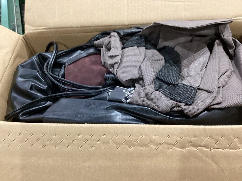 Condition photo showing As Is for bestway® maroon tritech airbed twin 20" with built-in ac pump