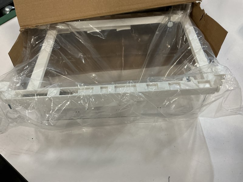 Condition photo showing Good Condition for SNSLXH 2 Pack Refrigerator Drawer Organizer, Pull Out Shelf Storage Transparent Organizer for Egg, Fruit, Vegetable, Seafood, Meat, Fit All Fridge Shelves Under 0.6'' 2 Pack Refridgerator Drawer Organizer