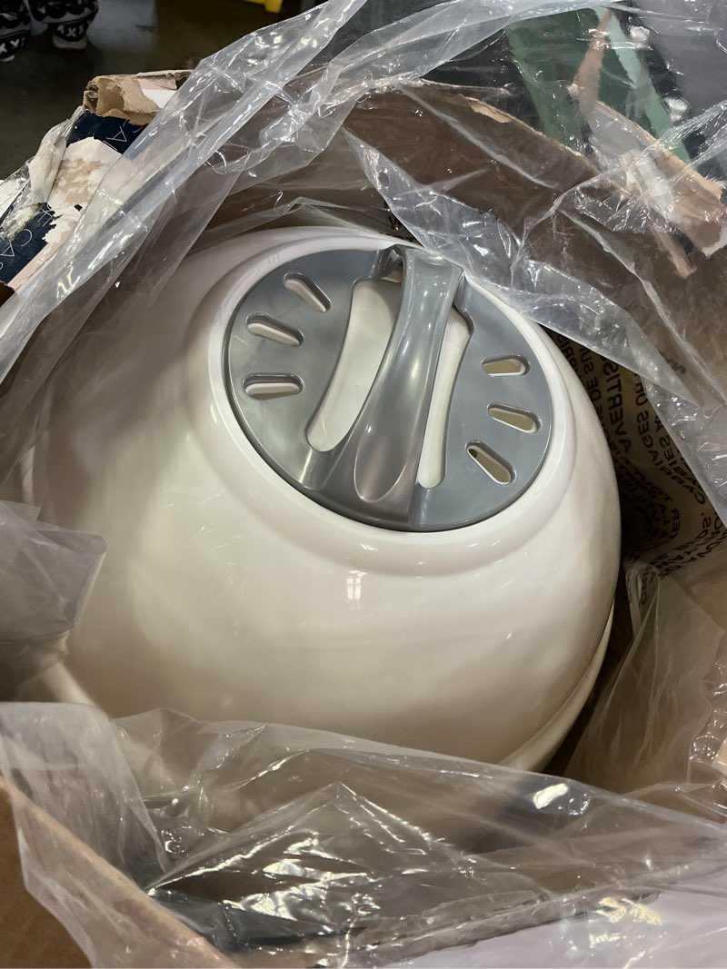 Condition photo showing Good Condition for conair pro style bonnet hair dryer, 2 heat settings, adjustable height, extra-large hood size, 1875w pro style bonnet ionic hair dryer for women, white
