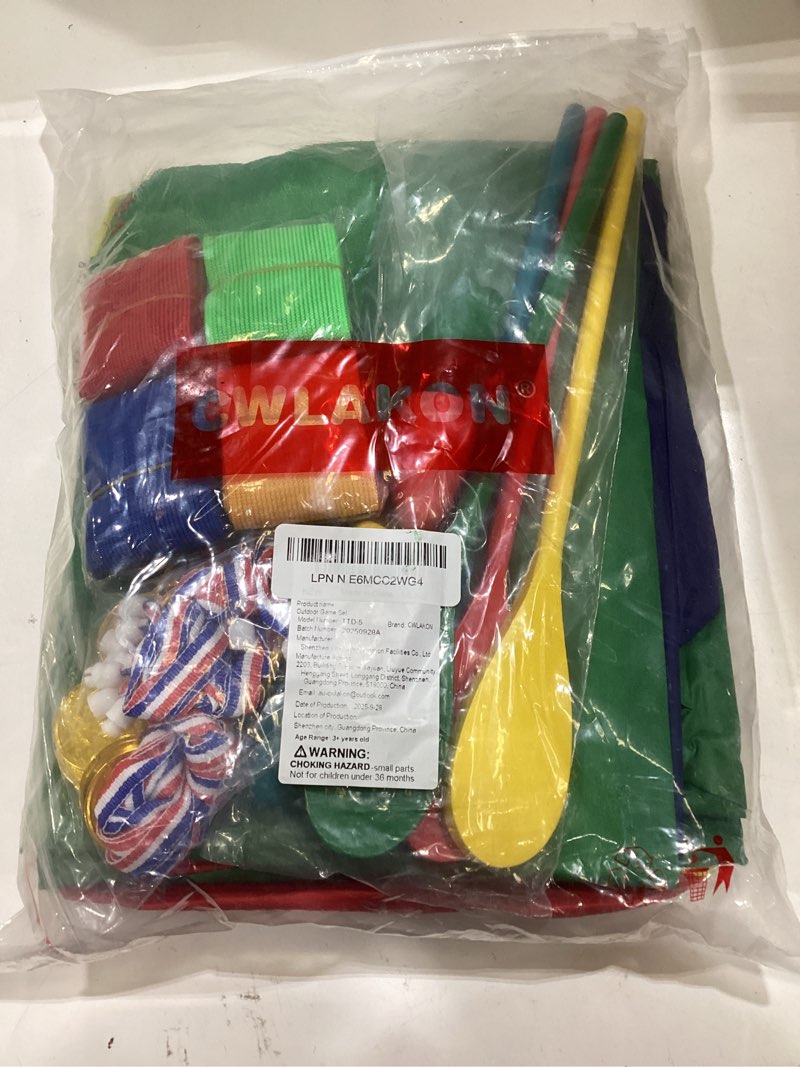 Condition photo showing New/Like New for cwlakon outdoor games, potato sack race bags for kids adults, egg spoon relay race, 3 legged race bands, birthday party, field day family reunion carnival outside yard lawn easter fall festival games pack of 24 oxford cloth