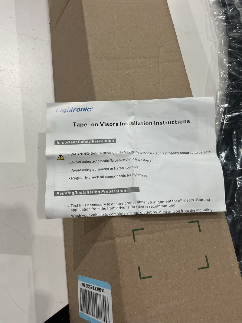 Condition photo showing Good Condition for lightronic®  tape-on visors
